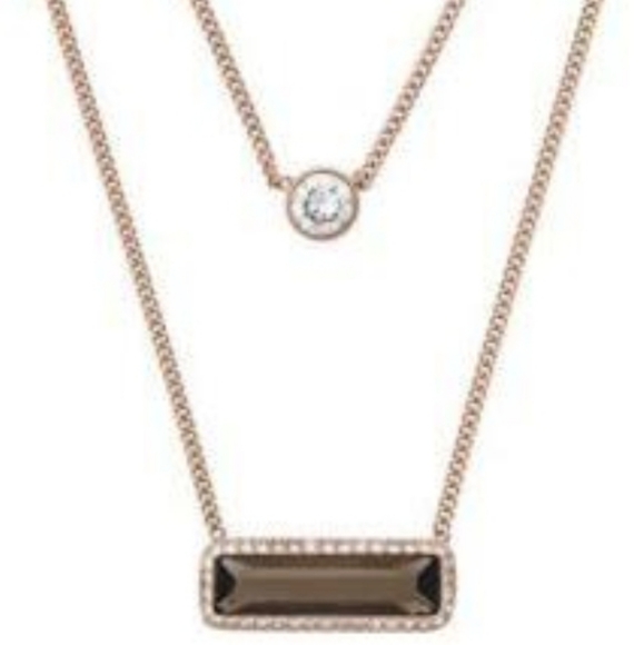 Michael Kors Urban Rush Bar Double Strand Necklace - Picture 1 of 8
